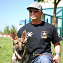 2013 : Service K9 Beau Presented to Army Sgt Brandon Tennery