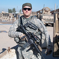 Photos of Brandon Dickson, U.S. Army