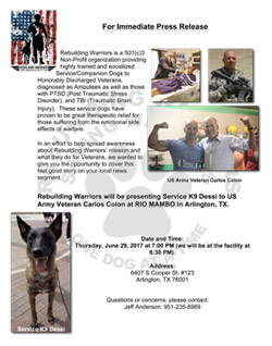 Meet Carlos Colon and Service K9 Dessi