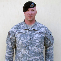 Photos of David McCoy, U.S. Army