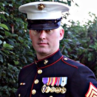 Photos of Sgt Greg Trost, USMC