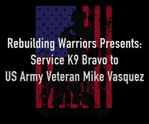Mike Vasquez and Service K9 Bravo